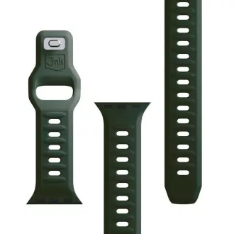 3mk remienok Watch Strap pre Apple 42/44/45/49 mm Dark Green