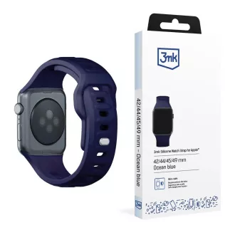 3mk remienok Watch Strap pre Apple 42/44/45/49 mm Ocean Blue