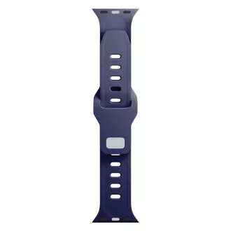 3mk remienok Watch Strap pre Apple 42/44/45/49 mm Ocean Blue