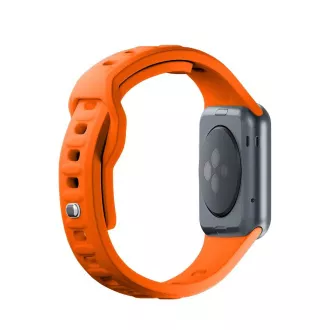 3mk remienok Watch Strap pre Apple 42/44/45/49 mm Orange 3mk remienok Watch Strap pre Apple 42/44/45/49 mm Orange