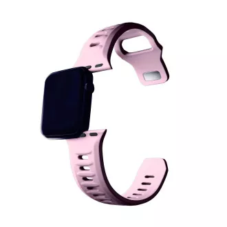 3mk remienok Watch Strap pre Apple 42/44/45/49 mm Powder Pink