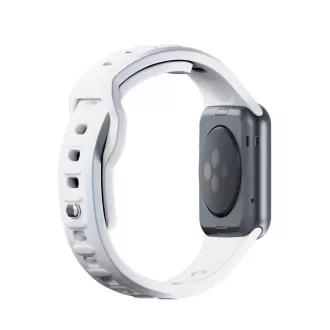 3mk remienok Watch Strap pre Apple 42/44/45/49 mm White