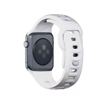 3mk remienok Watch Strap pre Apple 42/44/45/49 mm White