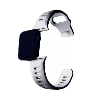 3mk remienok Watch Strap pre Apple 42/44/45/49 mm White