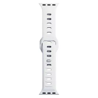 3mk remienok Watch Strap pre Apple 42/44/45/49 mm White