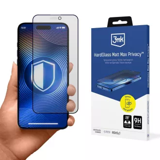3mk tvrdené sklo HardGlass Matt Max Privacy pre Apple iPhone 14 Pre Max