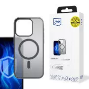 3mk ochranný kryt Frosty MagCase Black pre Apple iPhone 16 Pro