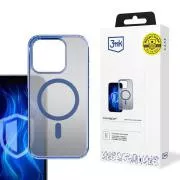 3mk ochranný kryt Frosty MagCase Blue pre Apple iPhone 13 Pro