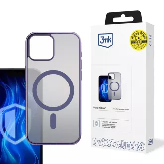 3mk ochranný kryt Frosty MagCase Purple pre Apple iPhone 13