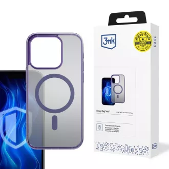 3mk ochranný kryt Frosty MagCase Purple pre Apple iPhone 16 Pro