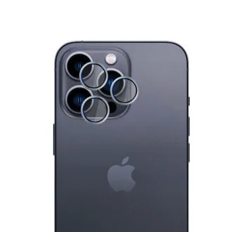 3mk Hardy Lens Protection Pro pre iPhone 16 Pro /16 Pro Max Titanium Silver