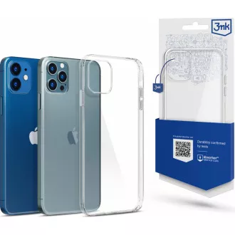 3mk ochranný kryt Clear Case pre Apple iPhone 12/12 Pro, číra
