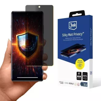 3mk ochranná fólia Silky Matt Privacy pre Samsung Galaxy S25+ 3mk ochranná fólia Silky Matt Privacy pre Samsung Galaxy S25+
