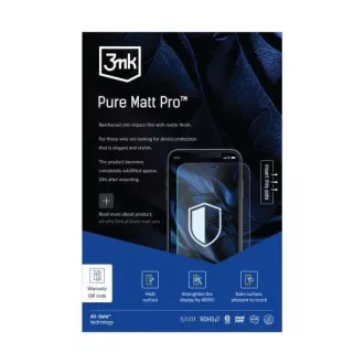 3mk All-Safe - AIO fólia Pure Matt Pre Phone Full Wet Fitting 25 pcs