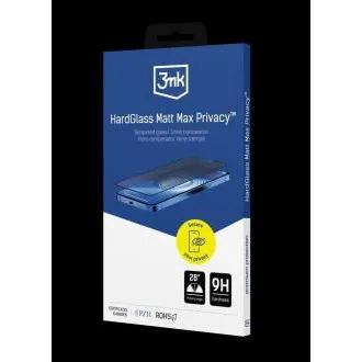 3mk tvrdené sklo HardGlass Matt Max Privacy pre Apple Iphone 17 Pro