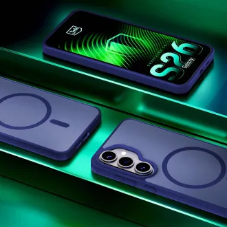 3mk ochranný kryt Smoke MagCase Blue pre Samsung Galaxy S26+ 3mk ochranný kryt Smoke MagCase Blue pre Samsung Galaxy S26+