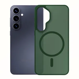 3mk ochranný kryt Smoke MagCase Green pre Samsung Galaxy S26+ 3mk ochranný kryt Smoke MagCase Green pre Samsung Galaxy S26+