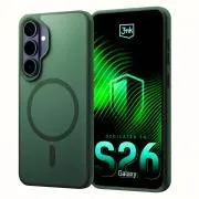 3mk ochranný kryt Smoke MagCase Green pre Samsung Galaxy S26