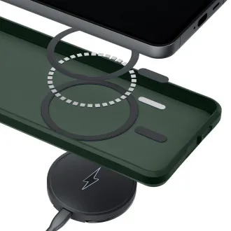3mk ochranný kryt Smoke MagCase Green pre Samsung Galaxy S26 3mk ochranný kryt Smoke MagCase Green pre Samsung Galaxy S26