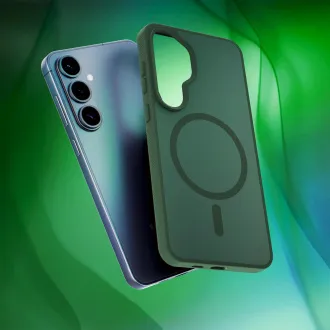 3mk ochranný kryt Smoke MagCase Green pre Samsung Galaxy S26 3mk ochranný kryt Smoke MagCase Green pre Samsung Galaxy S26