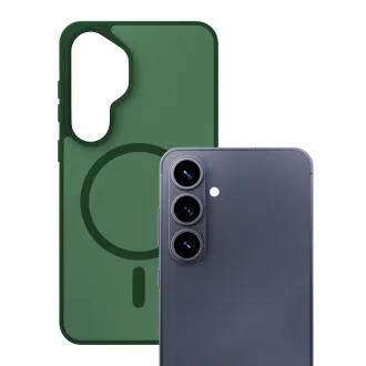 3mk ochranný kryt Smoke MagCase Green pre Samsung Galaxy S26 3mk ochranný kryt Smoke MagCase Green pre Samsung Galaxy S26