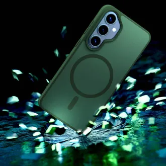 3mk ochranný kryt Smoke MagCase Green pre Samsung Galaxy S26 3mk ochranný kryt Smoke MagCase Green pre Samsung Galaxy S26
