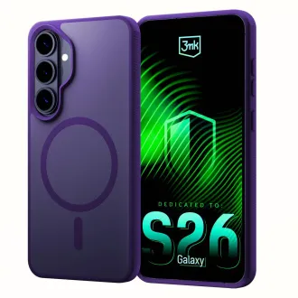 3mk ochranný kryt Smoke MagCase Purple pre Samsung Galaxy S26 3mk ochranný kryt Smoke MagCase Purple pre Samsung Galaxy S26