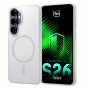 3mk ochranný kryt Smoke MagCase White pre Samsung Galaxy S26+