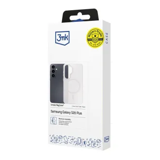 3mk ochranný kryt Smoke MagCase White pre Samsung Galaxy S26+ 3mk ochranný kryt Smoke MagCase White pre Samsung Galaxy S26+