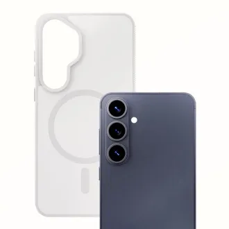 3mk ochranný kryt Smoke MagCase White pre Samsung Galaxy S26+ 3mk ochranný kryt Smoke MagCase White pre Samsung Galaxy S26+