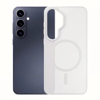 3mk ochranný kryt Smoke MagCase White pre Samsung Galaxy S26+ 3mk ochranný kryt Smoke MagCase White pre Samsung Galaxy S26+