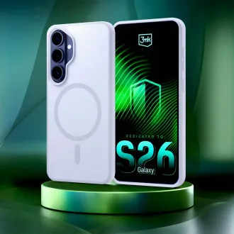 3mk ochranný kryt Smoke MagCase White pre Samsung Galaxy S26 3mk ochranný kryt Smoke MagCase White pre Samsung Galaxy S26