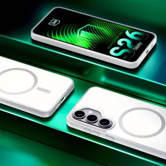 3mk ochranný kryt Smoke MagCase White pre Samsung Galaxy S26 3mk ochranný kryt Smoke MagCase White pre Samsung Galaxy S26