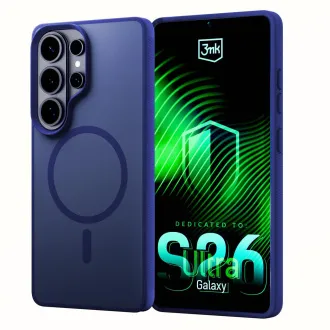 3mk ochranný kryt Smoke MagCase Blue pre Samsung Galaxy S26 Ultra