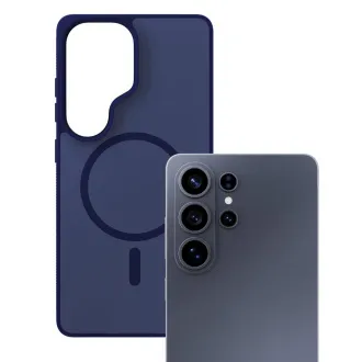 3mk ochranný kryt Smoke MagCase Blue pre Samsung Galaxy S26 Ultra