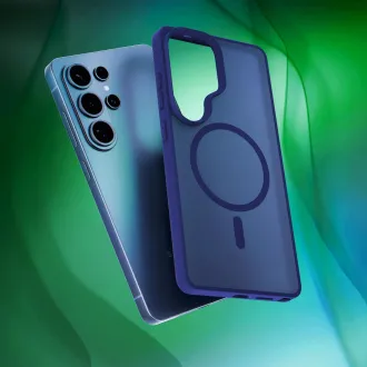 3mk ochranný kryt Smoke MagCase Blue pre Samsung Galaxy S26 Ultra