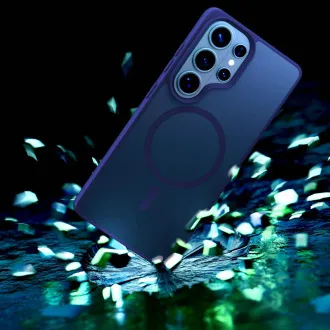 3mk ochranný kryt Smoke MagCase Blue pre Samsung Galaxy S26 Ultra