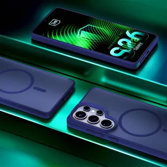 3mk ochranný kryt Smoke MagCase Blue pre Samsung Galaxy S26 Ultra