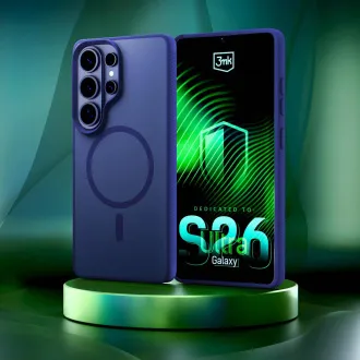 3mk ochranný kryt Smoke MagCase Blue pre Samsung Galaxy S26 Ultra