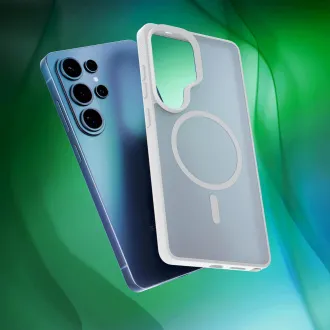 3mk ochranný kryt Smoke MagCase White pre Samsung Galaxy S26 Ultra