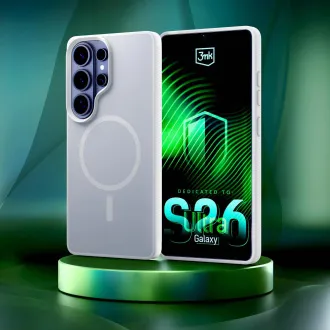 3mk ochranný kryt Smoke MagCase White pre Samsung Galaxy S26 Ultra