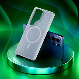 3mk ochranný kryt Smoke MagCase White pre Samsung Galaxy S26 Ultra