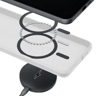 3mk ochranný kryt Smoke MagCase White pre Samsung Galaxy S26 Ultra