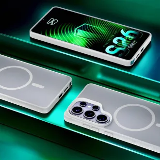 3mk ochranný kryt Smoke MagCase White pre Samsung Galaxy S26 Ultra