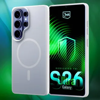 3mk ochranný kryt Smoke MagCase White pre Samsung Galaxy S26 Ultra