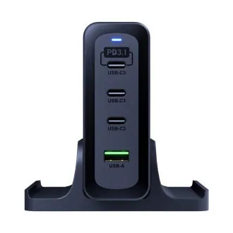 3mk nabíjacia stanica - Hyper Charging Station, 240 W, GaN, 3x USB-C + 1x USB-A 3mk nabíjacia stanica - Hyper Charging Station, 240 W, GaN, 3x USB-C + 1x USB-A