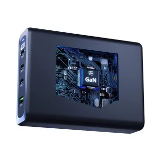 3mk nabíjacia stanica - Hyper Charging Station, 240 W, GaN, 3x USB-C + 1x USB-A 3mk nabíjacia stanica - Hyper Charging Station, 240 W, GaN, 3x USB-C + 1x USB-A