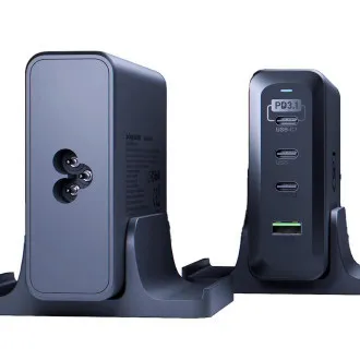 3mk nabíjacia stanica - Hyper Charging Station, 240 W, GaN, 3x USB-C + 1x USB-A 3mk nabíjacia stanica - Hyper Charging Station, 240 W, GaN, 3x USB-C + 1x USB-A