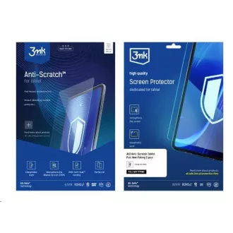 3mk All-Safe - AIO fólia Anti-Scratch Full Wet Fitting Tablet, 5 ks 3mk All-Safe - AIO fólia Anti-Scratch Full Wet Fitting Tablet, 5 ks