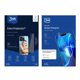 3mk All-Safe - AIO fólia Extra Protection Phone Dry & Wet Fitting, 25 ks 3mk All-Safe - AIO fólia Extra Protection Phone Dry & Wet Fitting, 25 ks